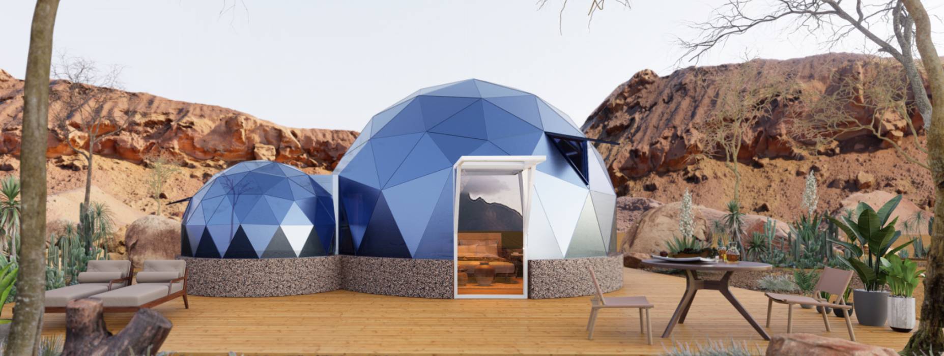 安阳县球形智能光伏玻璃星空房